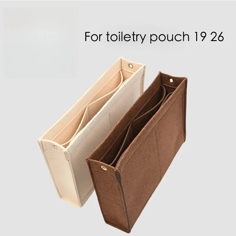 

For toiletry pouch 19 26 bag purse insert Organizer Makeup Handbag travel organizer Inner Purse Cosmetic bag Toiletry bag