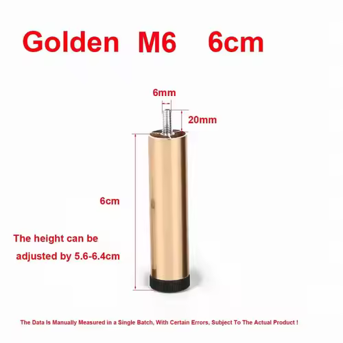 M6 Furniture Height Increasing Foot Pads Washing Machines Refrigerators Shock-Absorbing Adjustable Support Legs - Image 12