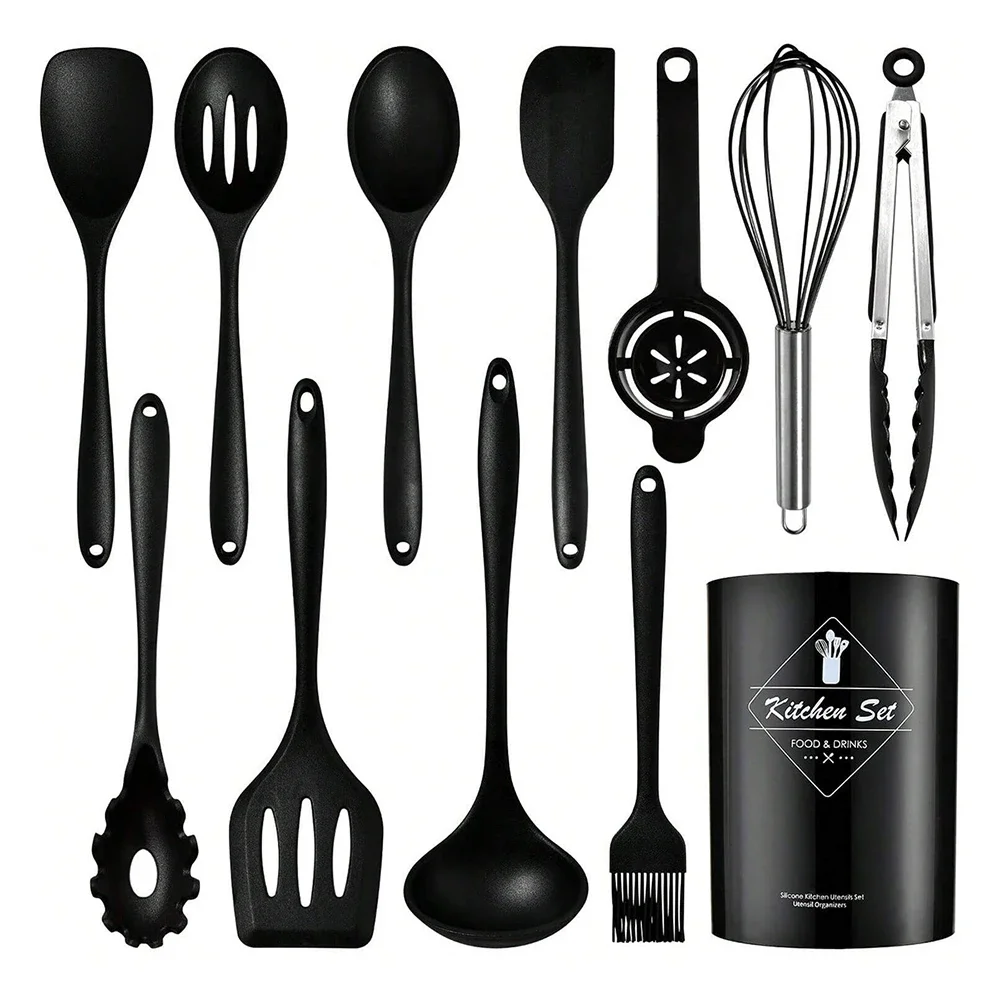 12Pcs Black