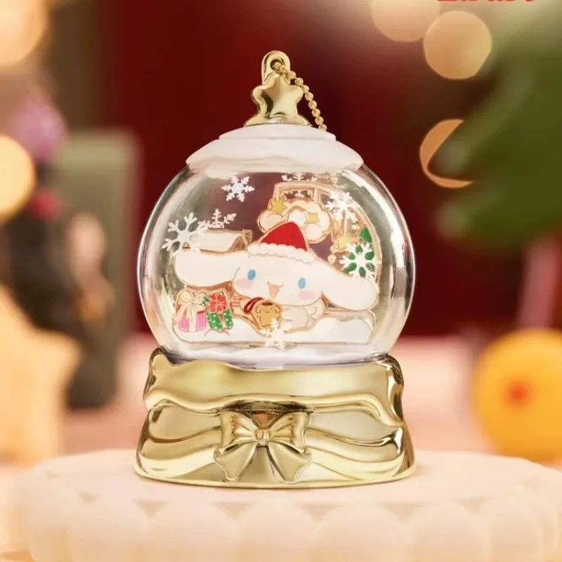 MINISO SANRIO 헬로 키티 쿠로미 마이 멜로디 시나모롤 폼폼푸린 포차코 만화 크리스마스 소원 공 크리스탈 볼 신제품