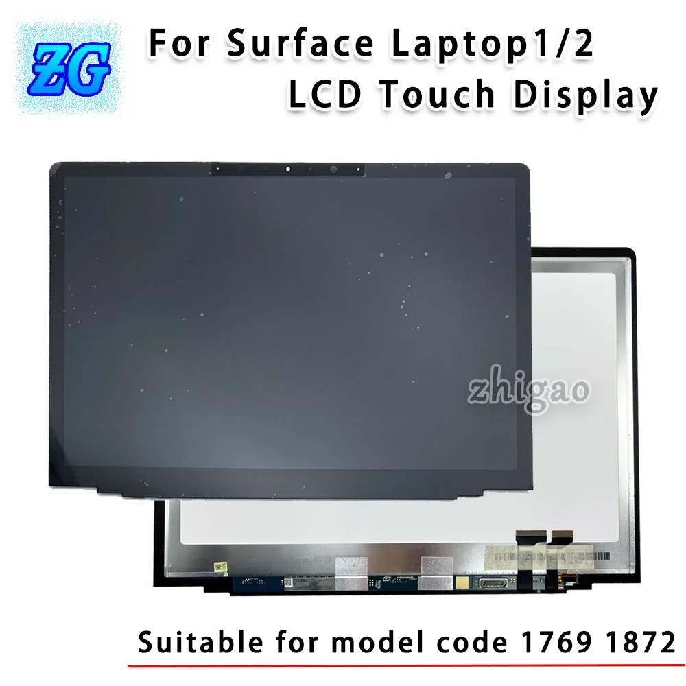 

Use for Microsoft Surface Laptop1 Laptop2 1769 1872 LCD Display Touch Screen 13,5" Screen Assembly