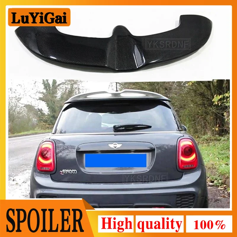 F56 F55 High Quality Carbon Fiber / FRP unpainted Rear Spoiler Top Wing Car Body Kit For Mini Cooper S JCW Car Styling 2014-2020