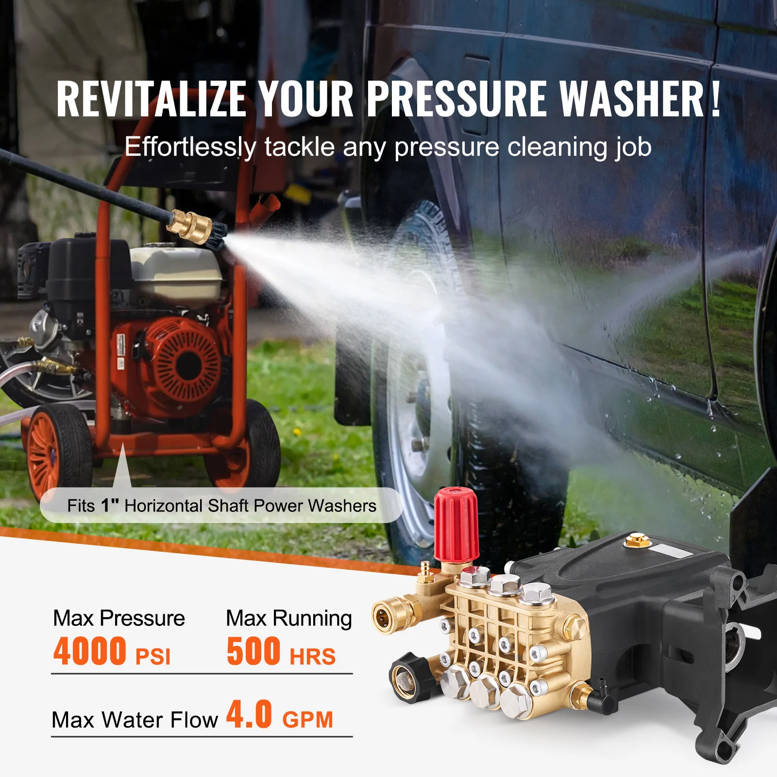 VEVOR Pressure Washer Pump 1