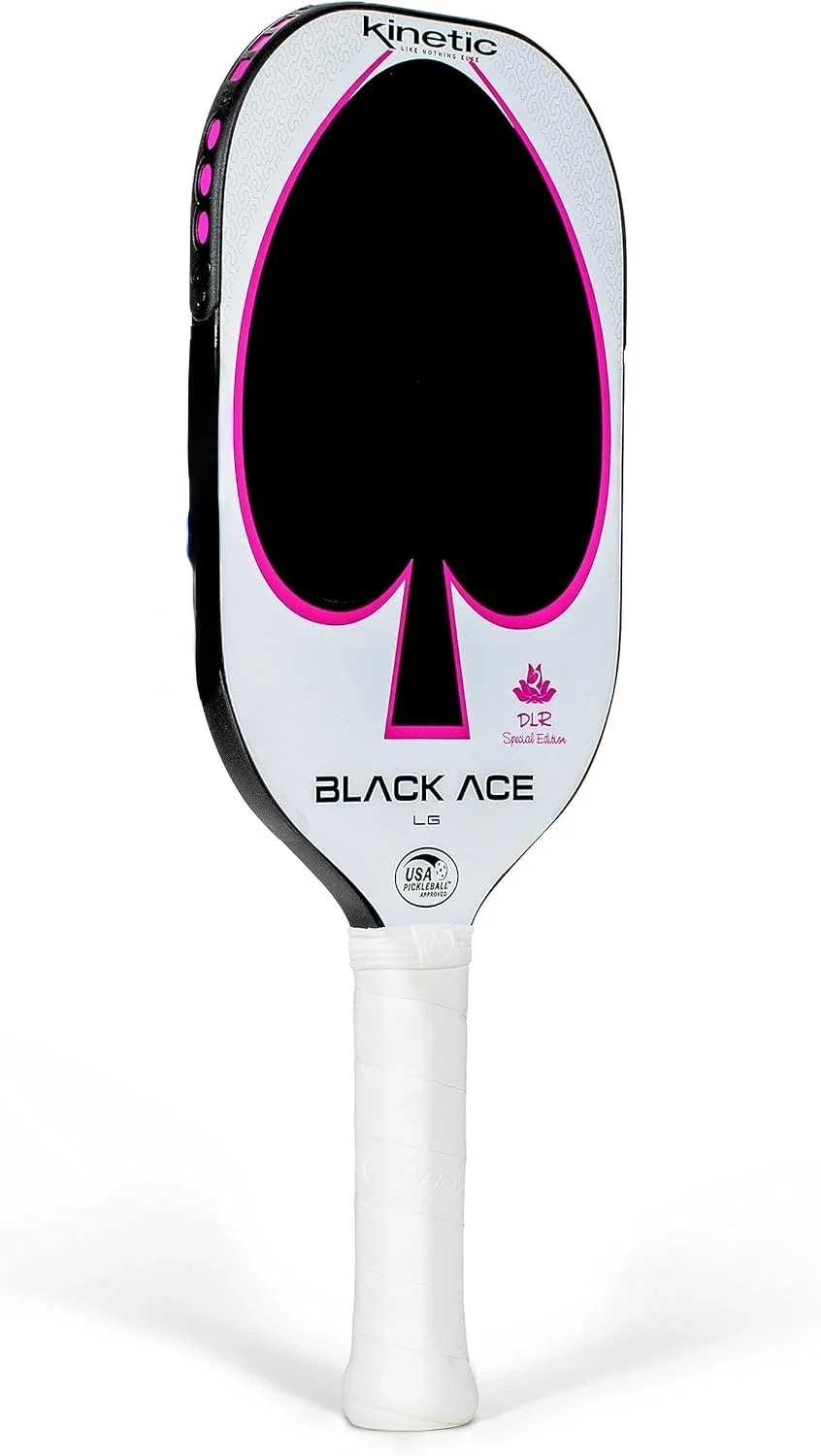 Black Ace LG - Pickleball Paddle with Toray 700 Carbon Fiber Face - Comfort Pro Grip - USAPA Approved