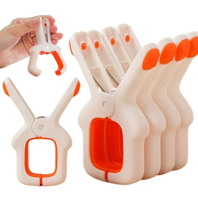 Strong Windproof Clothes Pegs Large Quilt Hanging Clips Beach Towel Clips Plastic Reusable Non-slip Fixed Drying Clothespins