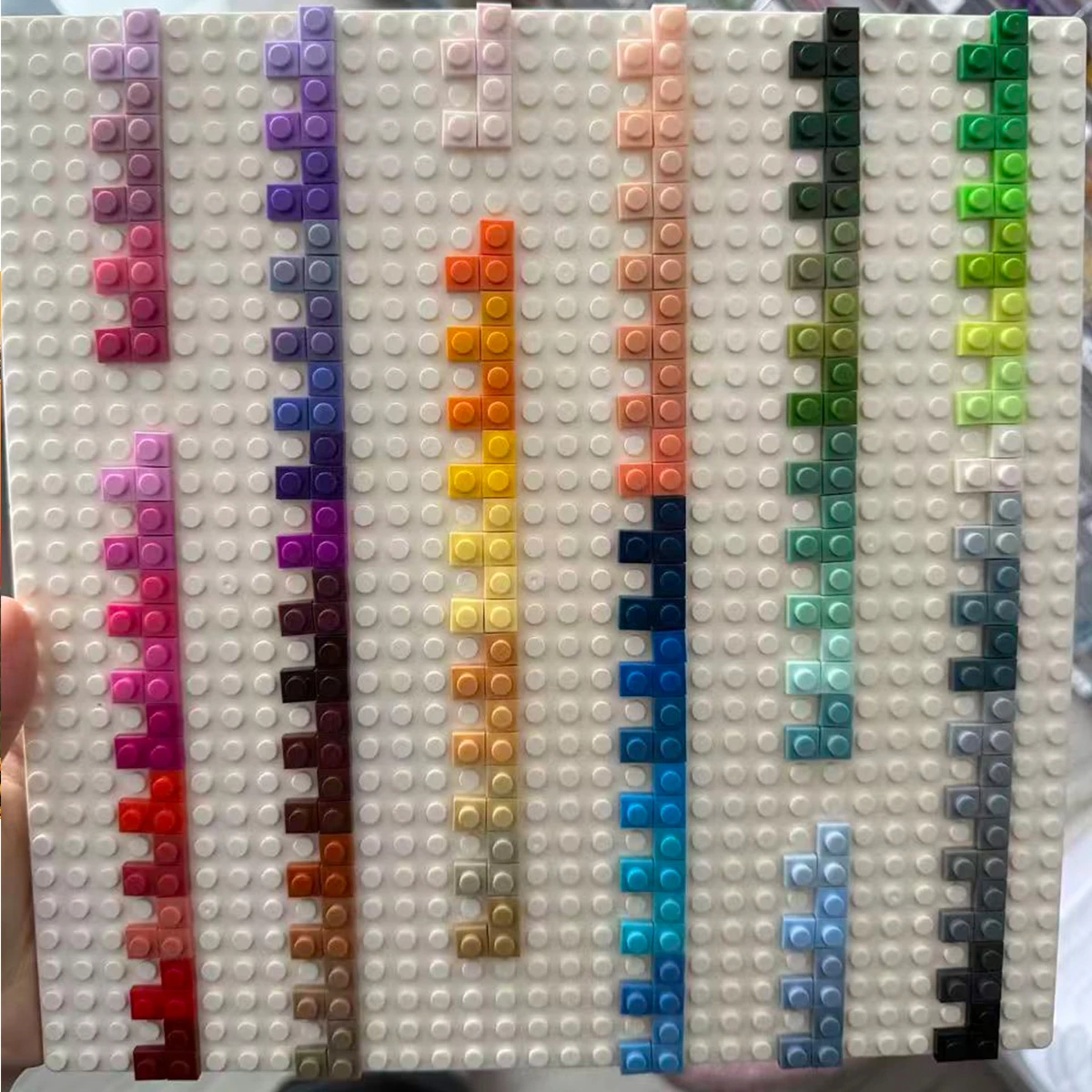 

100pcs Moc Plate 1x1 3024 Building Blocks Bricks Short Piece DIY Classic Series Base Compatible Assemblage Construction Toys