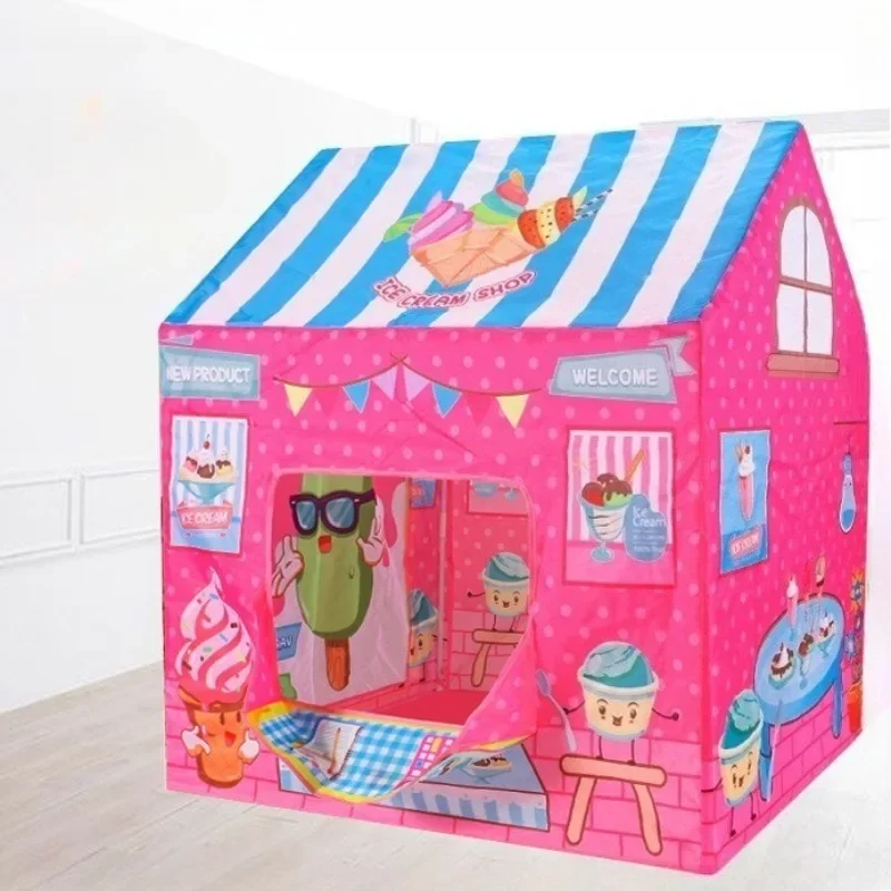 New Children's Tent Indoor Outdoor Games Garden Tipi Princess Castle Folding Cubby Toys Tents Enfant Room House Teepee Playhouse