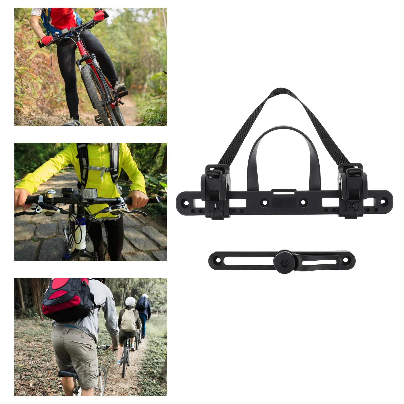 1 قطعة حقيبة الدراجة تحديد مشبك دائم النايلون قابل للتعديل التعادل أسفل مشبك قوي الأمتعة الربط أداة الدراجة الملحقات #6