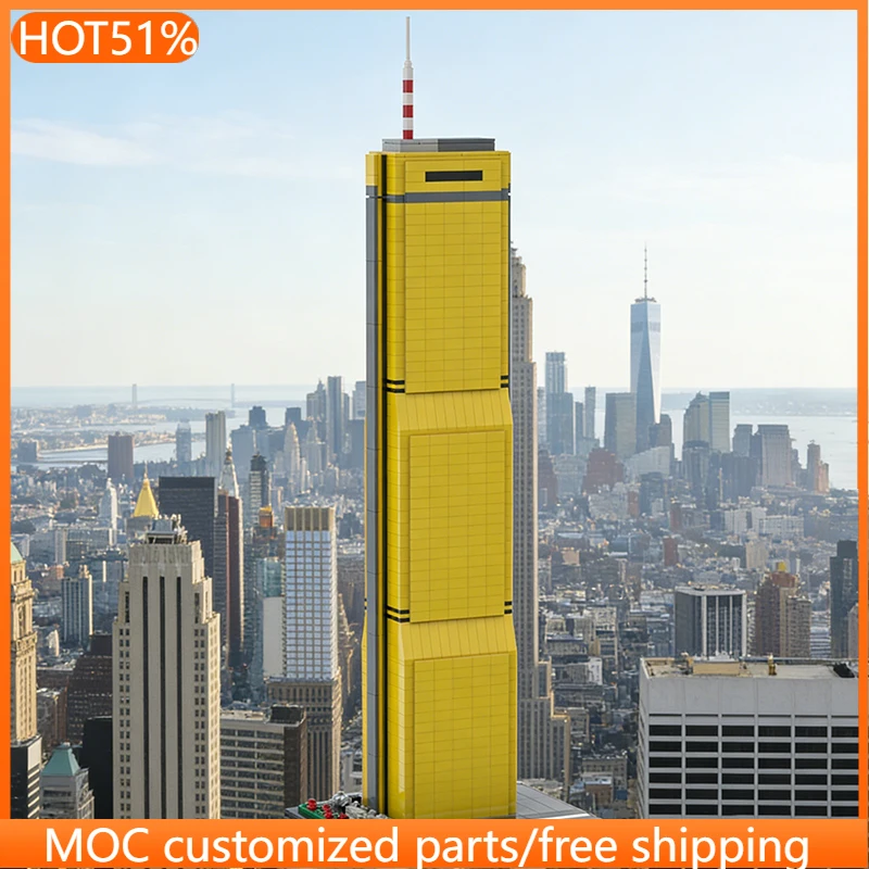 

1447 PCS Construction Skyscraper MOC Customize Modular Building Block Creative Design Educational Simple DIY Festival Toy Gift