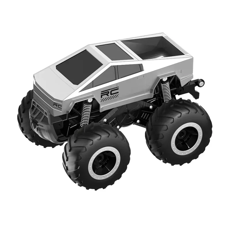 เด็กรีโมทคอนโทรลรถ Cybertruck RC รถของเล่นเด็กรถบรรทุกสะเทินน้ําสะเทินบก 4WD All Terrain Off-Road Pickup 1:16 ขนาด 2.4 GHZ