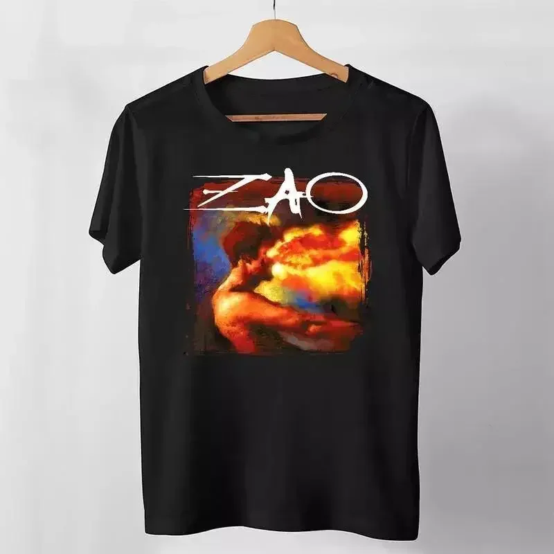 Vtg ZAO Band Album Music Cotton Black T Shirt All Size For Men UR866