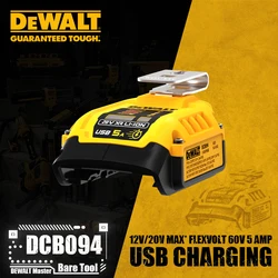 DEWALT DCB094 12V/20VMAX* FLEXVOLT® 60V 5 AMP USB CHARGING Power Tool Accessories