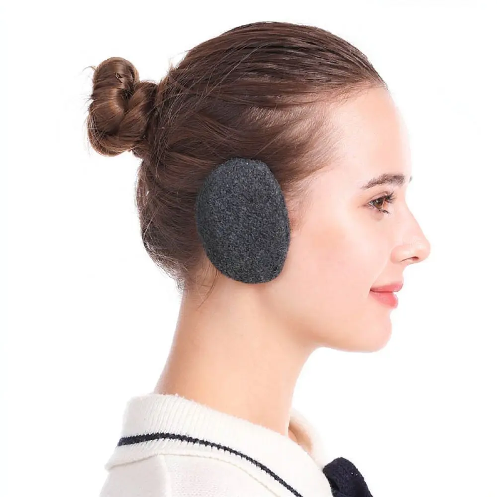 Portable Bandless Ear Bags Winter Windproof Earmuffs Unisex Invisible Ear Warmers Soft Comfortable Ear Covers Protection