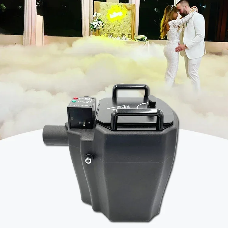 For 3500W mini nimbus dry Ice low fog Machine water base heavy smoke cloud effect ground Lying fogger for Halloween stagewedding