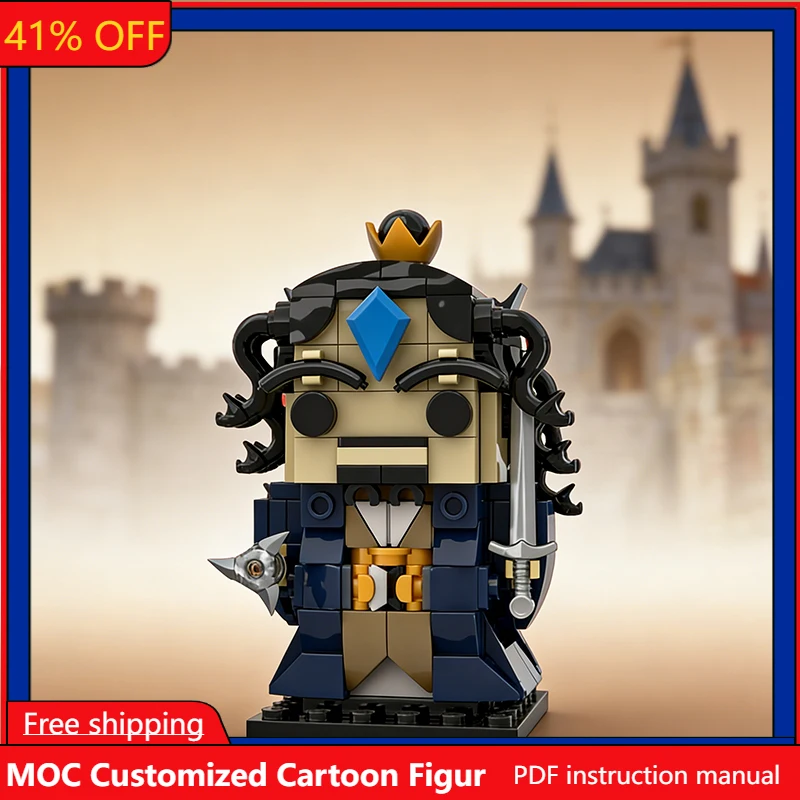 257 pièces de figurines de dessins animés sur le thème du dragon endormi, ornement MOC, modèle de blocs de construction modulaires personnalisables, jouet créatif DIY, cadeau de festival