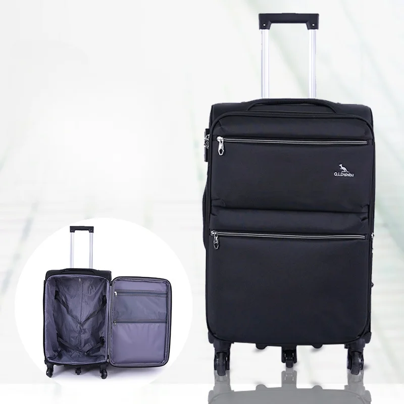 20/24/28 Inch Oxford Cloth Trolley Case Strong Password Suitcase Business Zipper Large Capacity Rolling Luggage Case