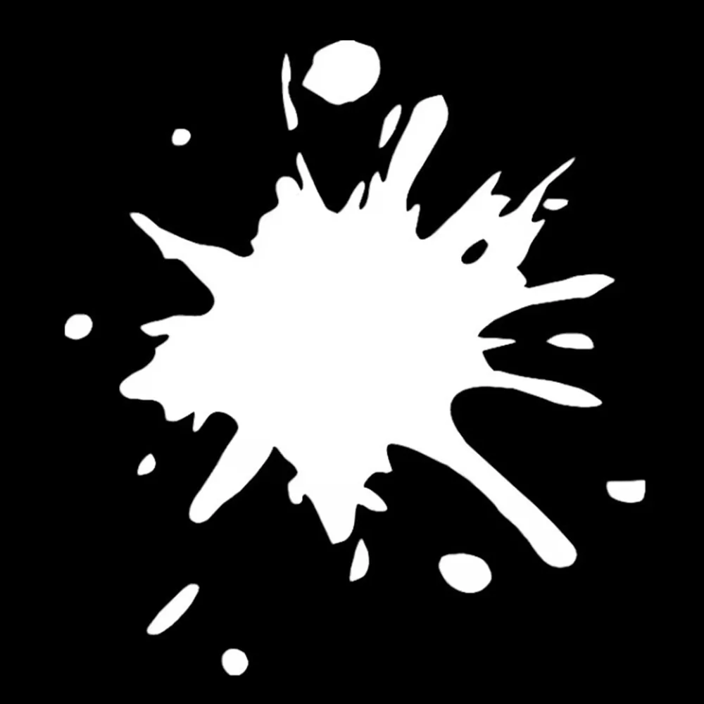 Ink Splash Splatter Vinyl Car Sticker Die-Cut Waterproof Decal Наклейка на автомобиль Брызги Краски для Авто Styling Decor