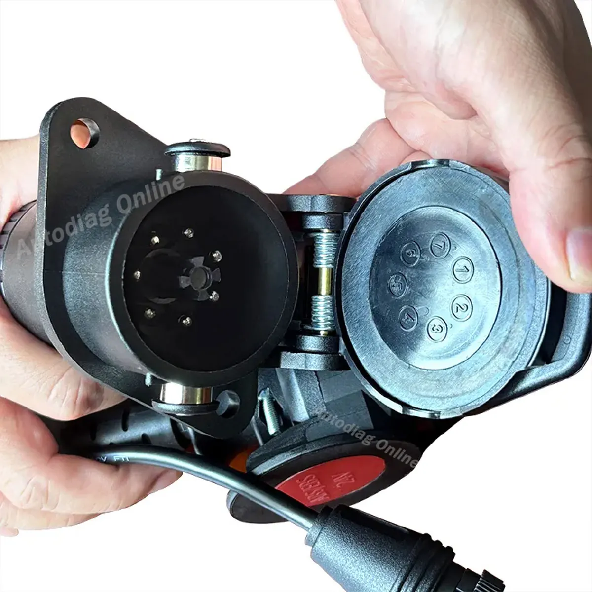 ل WABCO CAN 24 فولت EBS/ABS كابل التشخيص للمقطورة ISO 7638 كابل شاحنة الثقيلة 7pin 9pin موصل التشخيص ل WDI #6