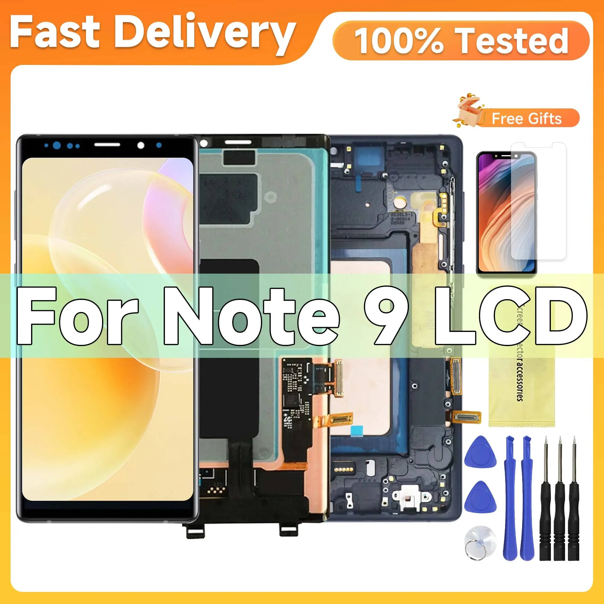 

TFT Screen for Samsung Galaxy Note9 N960F N960F/DS N960U Lcd Display Digital Touch Screen with Frame for Samsung Note 9 Assembly