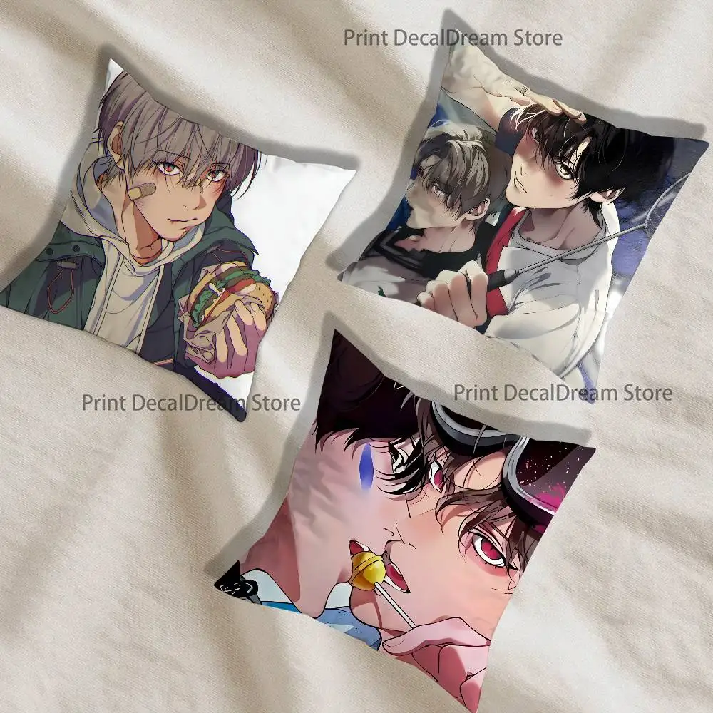 

L-Lost In The C-Cloud Pillow Case For Sofa Decor Car Office Room Printing Cushion Cover Decorations and Protector