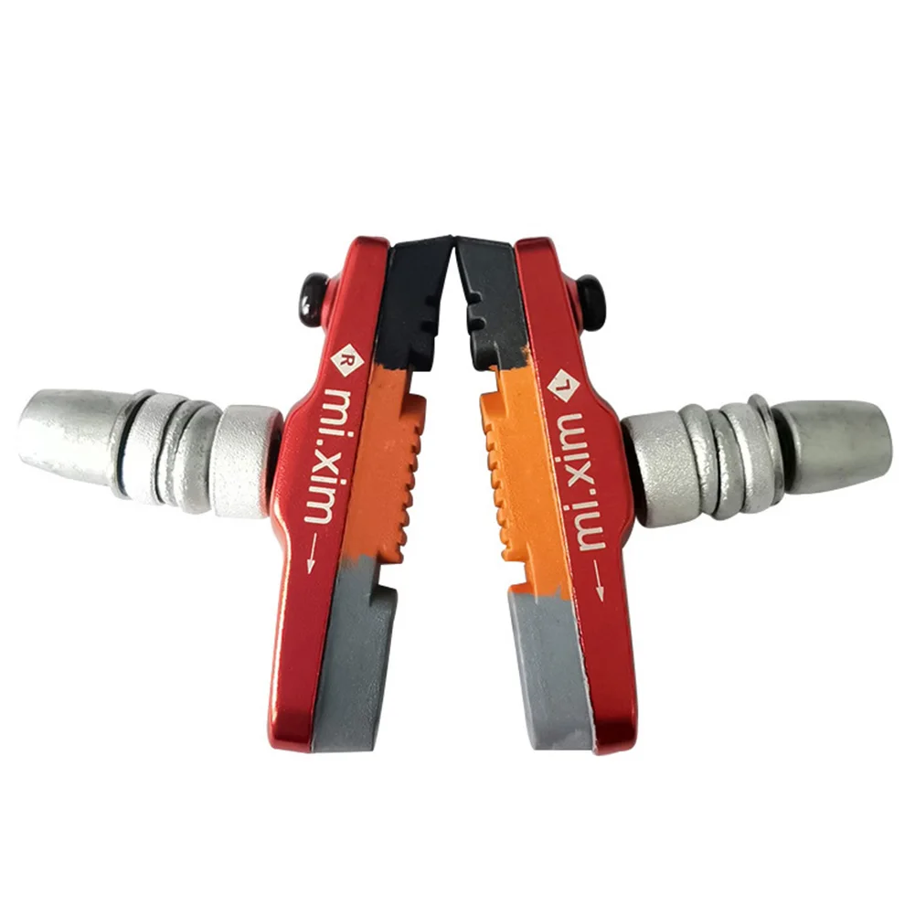 

Brake Block Bike V Brake Pads Bicycle Accessories Three-color 55mm Aluminum Alloy For Mountain Bike High Quality