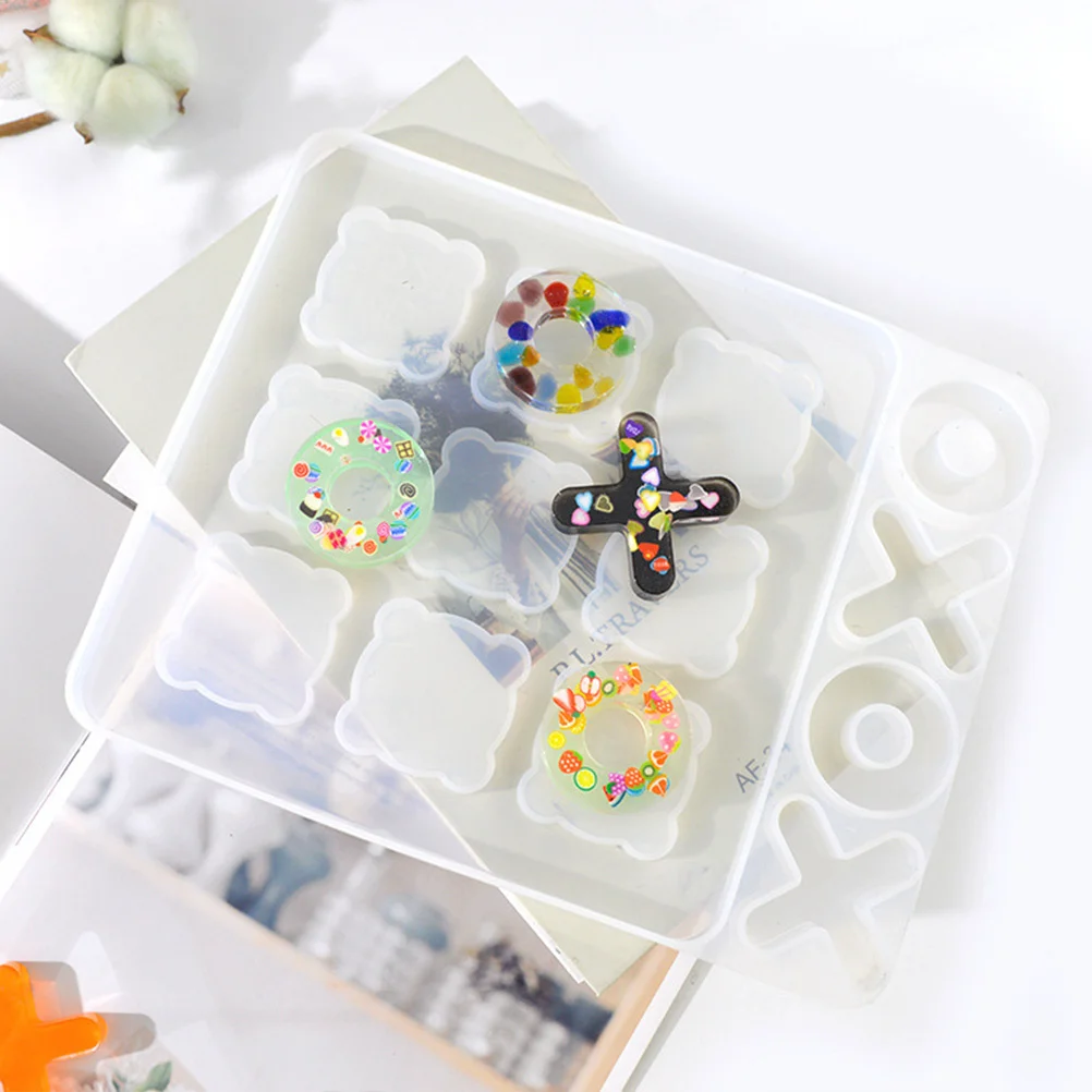 

Crystal Drip Mold Diy Resin Molds For Toe Game Board Epoxy Silicone Craft Chess Game Molds Manual Making Kit