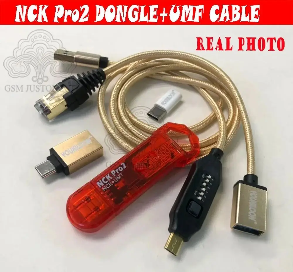 Dongle Nck Pro 2, DONGLE NCK, Dongle UMT, 2 en 1, dongle Nck, umper + dongle UMT + UMF, todo cable de arranque