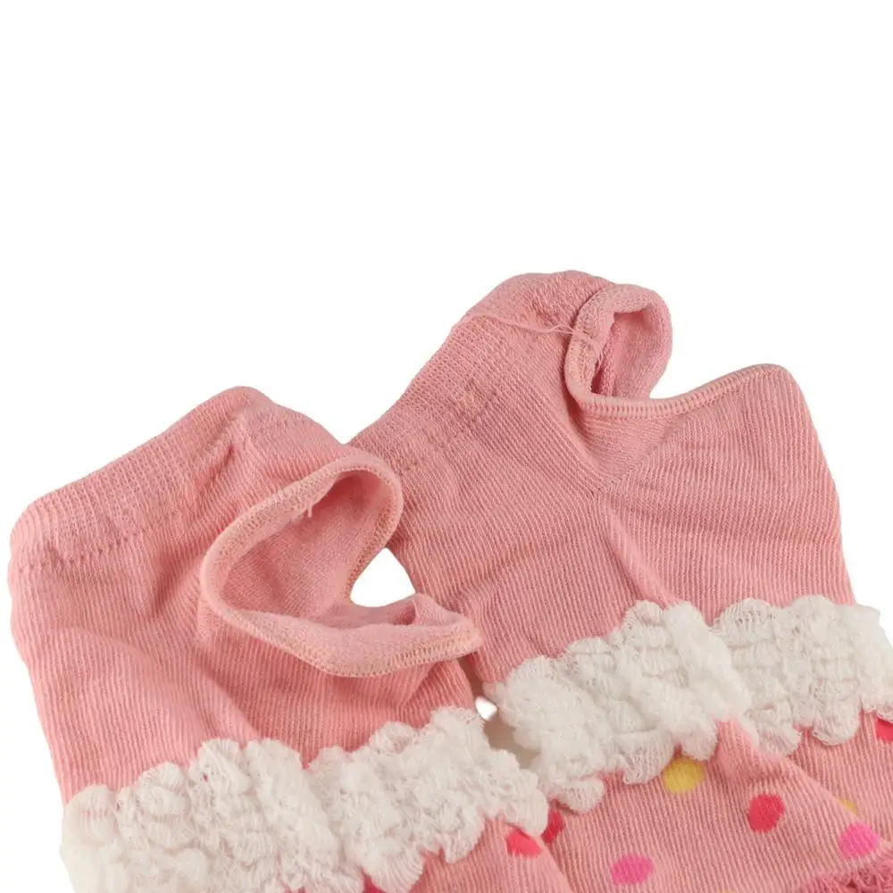 2 pares de mangas largas de punto Y2K protección solar punto rosa JK Lolita guantes de mano con protección solar guantes transpirables sin dedos