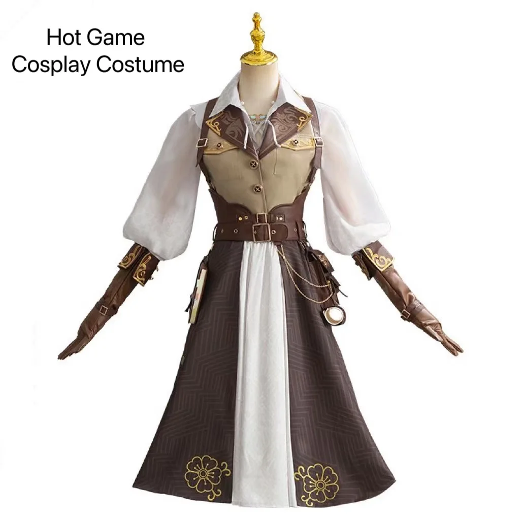 Hot Insect Scholar Cosplay Costume Wilderness Flower Retro Series Clothing Moblie Game Men Women Event Anime Clothing COS