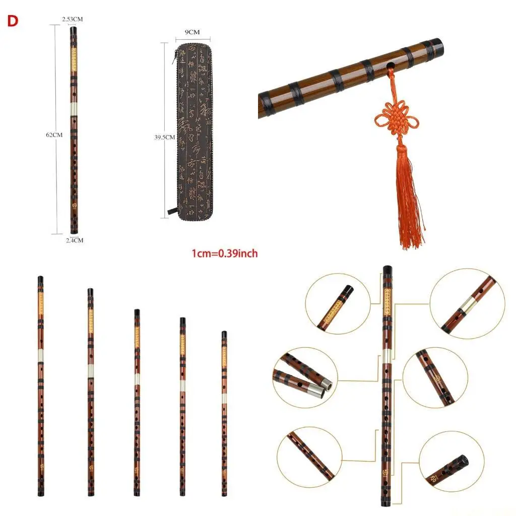 

M5TC Высококачественная бамбуковая флейта, профессиональные деревянные духовые флейты, музыкальные инструменты C D E F G для