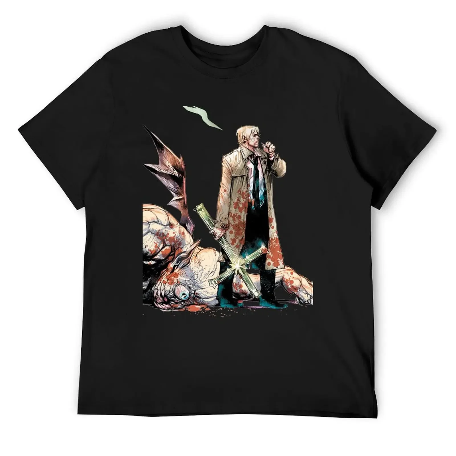 

Hellblazer T-Shirt blue archive basketball graphic tees korean fashion anime stuff mens workout shirts