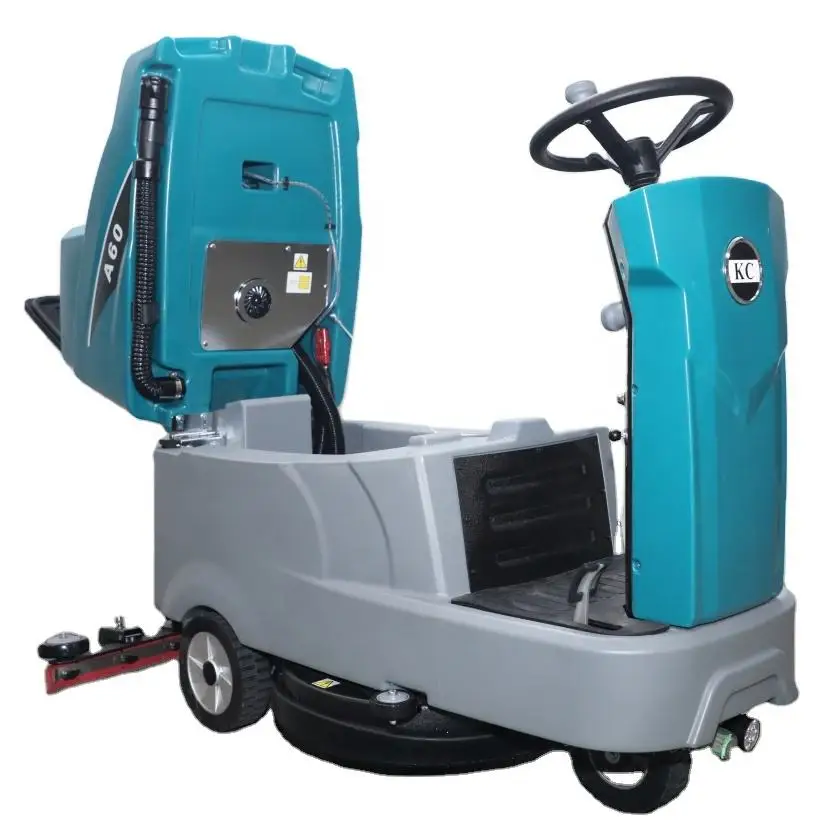Cleaning Machine-auto  Industrial Cleaner Auto Floor Scrubber Dryer Cleaning Machines Ride on Floor Scrubber Wholesale