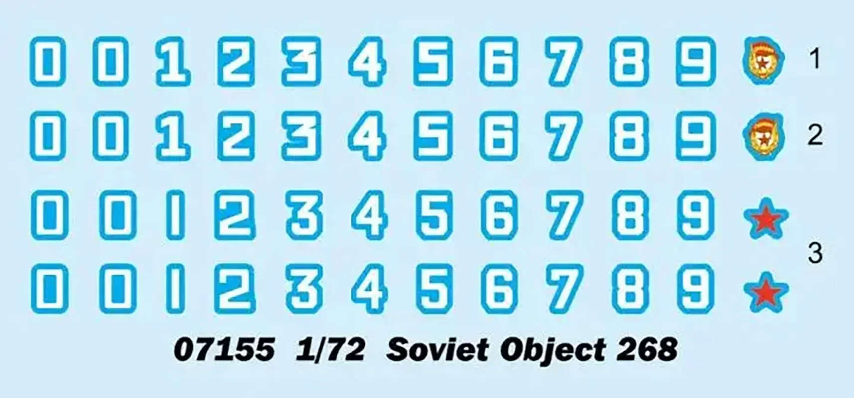 Trumpeter 07155 Modèle à assembler à l'échelle 1/72, Kits de modèle de chasse-char lourd soviétique Project 268 pour le modélisme et le bricolage