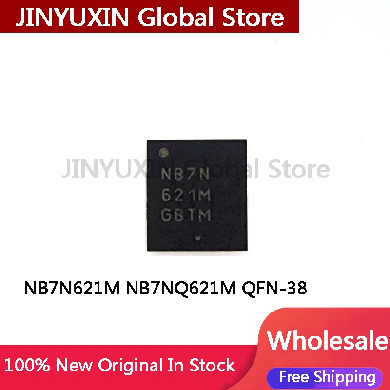 2Pcs 100% New NB7N 621M NB7NQ621M NB7N621M NB7NQ621MMUTWG QFN-38 hdmi retimer ic xbox serie Original USB chip