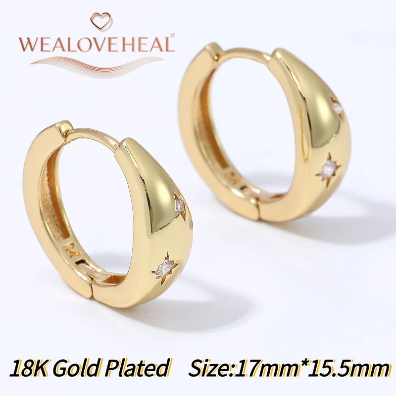 Damen-Ohrringe aus 18K vergoldetem Messing mit CZ-Stein, V-förmige Huggie-Ohrringe, geometrisch, minimalistisch, für den täglichen Gebrauch, Valentinstagsgeschenk, Schmuck. – Detail 33