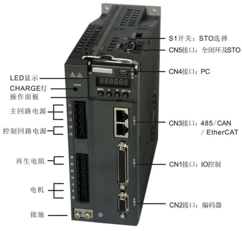 Servo motor driver set S-V-DA200-IMS20-DA180 series, etc