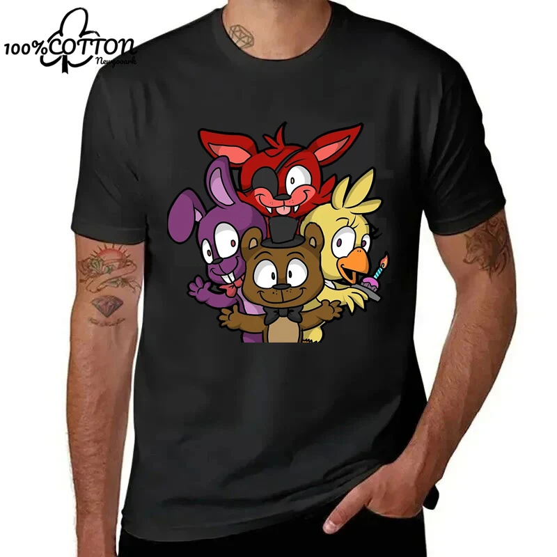 Hot style New Listing Classic Fnaf 2 Animatronics T Shirt Cotton Unisex Shirt  Printed Cool Loose Streetwear view 6