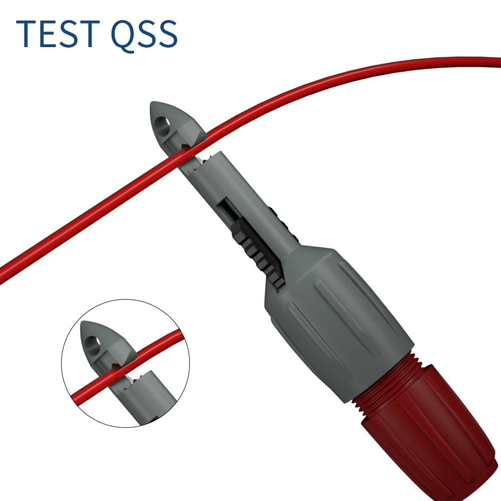Imagem -03 - Qss Isolamento Wire Piercing Probe Clipes para Multímetro Tensão Voltímetro Teste de Termômetro Q30039 Pcs