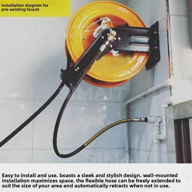 Commercial Carbon Steel Washdown Faucet, High Pressure, for Kitchen/Hotel/Restaurant