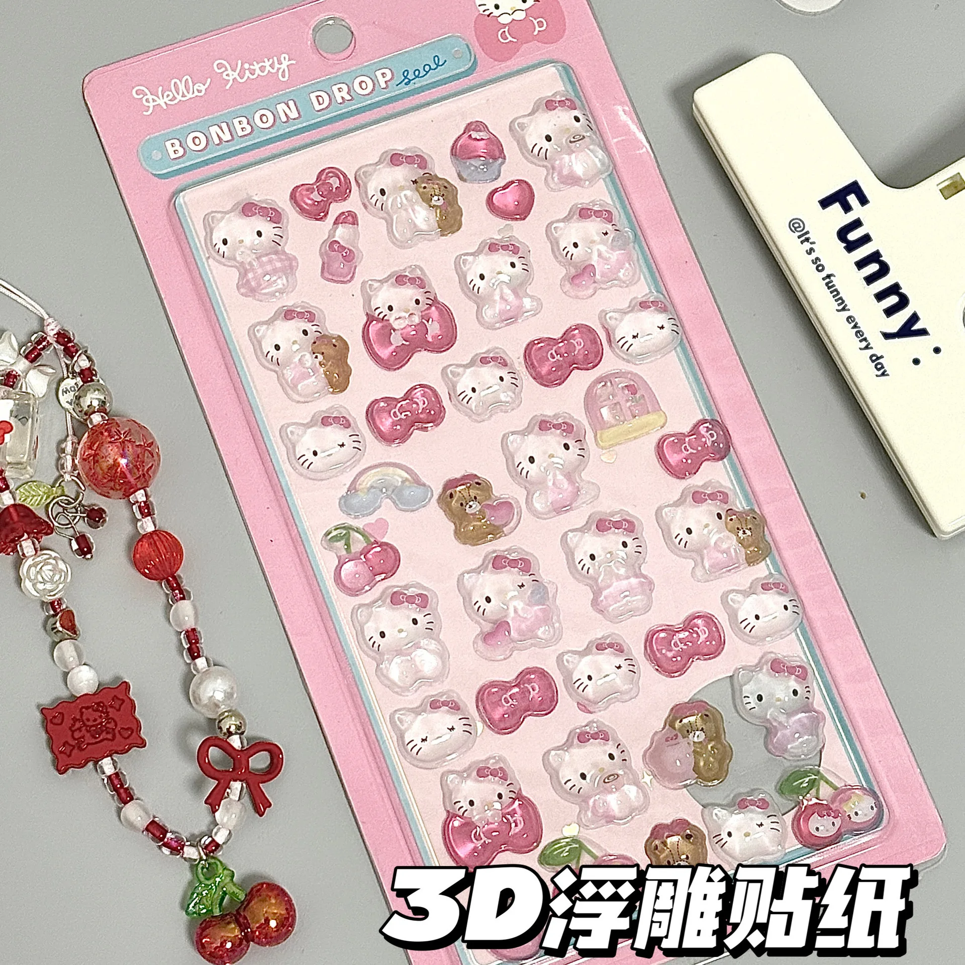 

Для Kuromi Kitty всплывающие мультяшные наклейки, декоративные наклейки с кристаллами, детские чехлы для телефонов, игрушки «сделай сам»