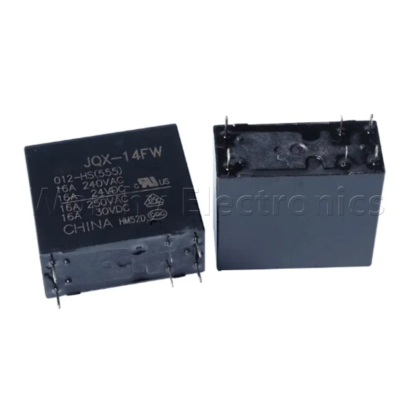 Free shipping 10pcs/lot relay 12VDC 16A 6PIN JQX-14FW-012-HS(555)