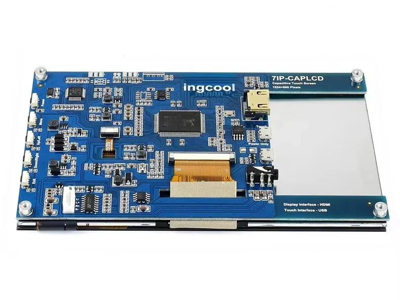 7IP-CAPLCD HDMI display,5-points touch IPS screen 1024x600 supports Raspberry Pi, Jetson nano Developer Kit used  a monitor of