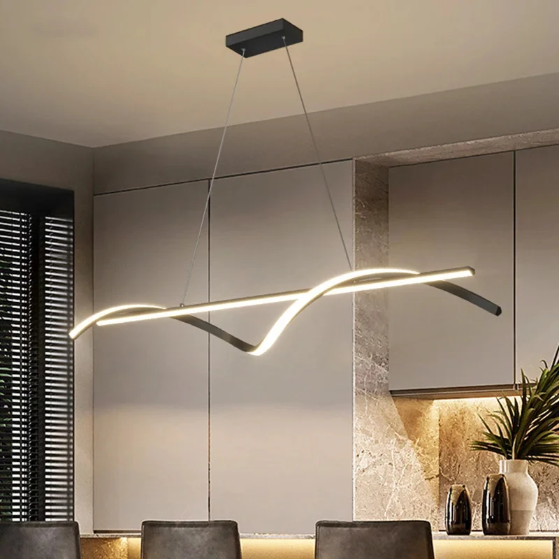 modern led pendant light kitchen ceiling chandelier lampada para sala de jantar decoracao minimalista luminaria 90260v 40w 01