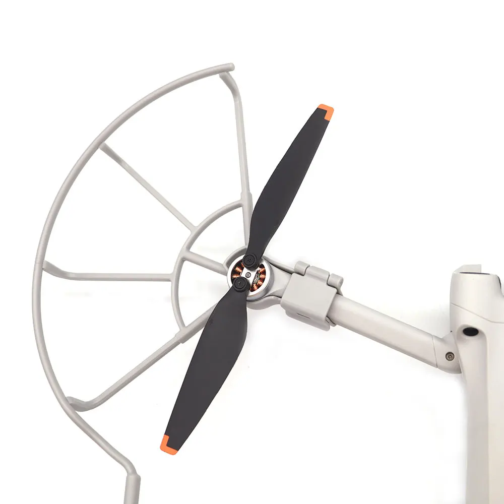 Protetor de hélice para DJI Mini 3 Pro e Mini 3 Landing Gear, Protetor de hélices integrado, Anéis de blindagem, Drone Guards Acessórios