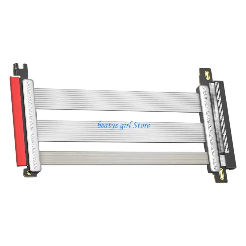 C7AB Exhalation defended PCIe 5.0 Cable for dense Builds 32GT/s Speed Gold Connectors