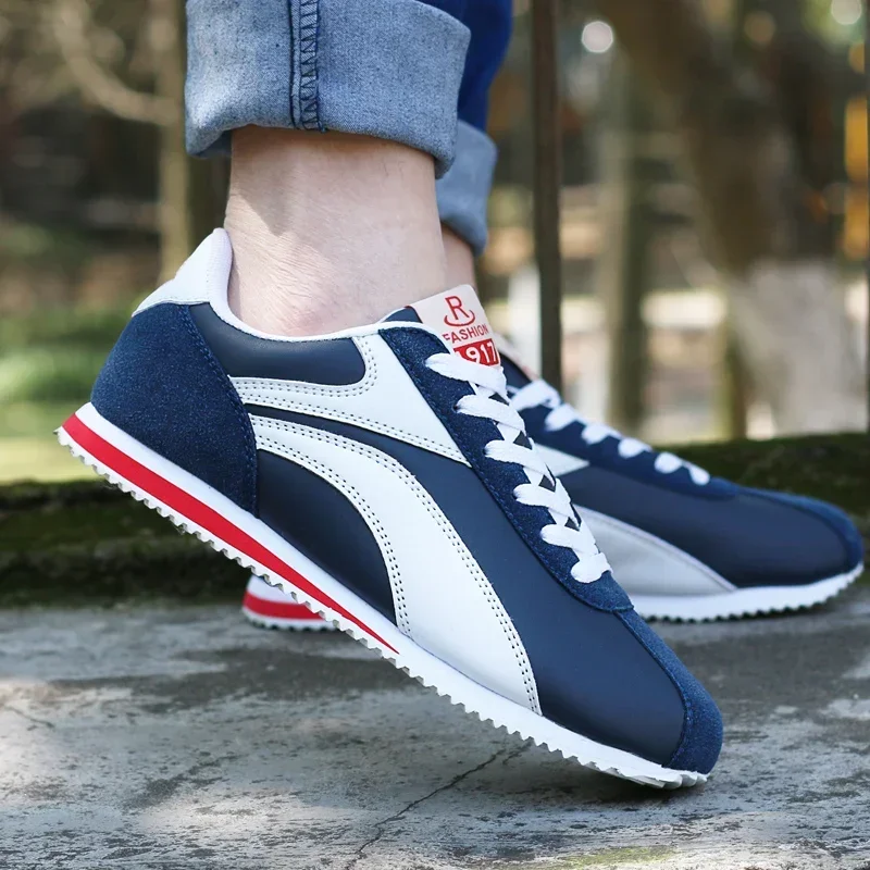 Fashion Classic Style Blue Outdoor 2024 New Running Shoes Casual Sports Shoes Comfortable Spring Summer for Men Jogging Walking