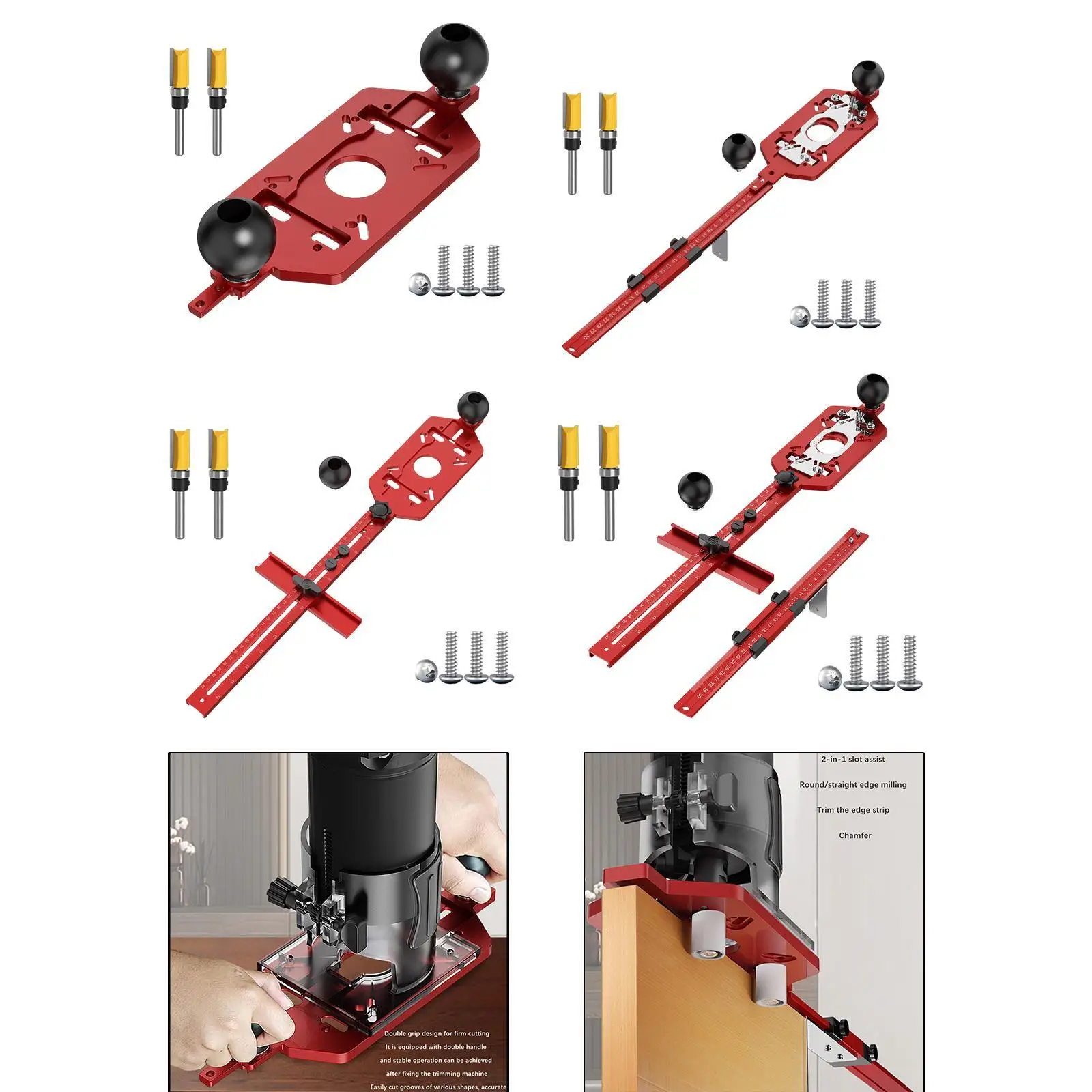 Router Milling Groove Bracket Router Circle Cutting Jig Premium Versatile Sturdy Carpentry Tools Woodworking Router Guide