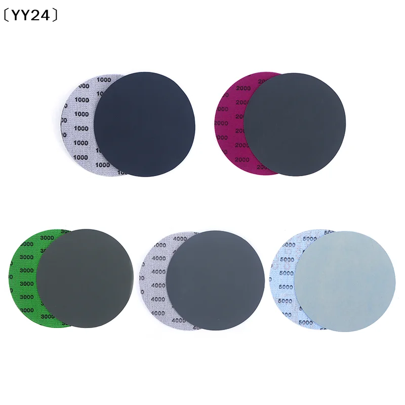 

15/25Pcs 5 Inch 1000 2000 3000 4000 5000 Grit Sandpaper Discs Dry Wet Grinding Sanding Discs For Metal Wood Polishing Tool〔YY24〕