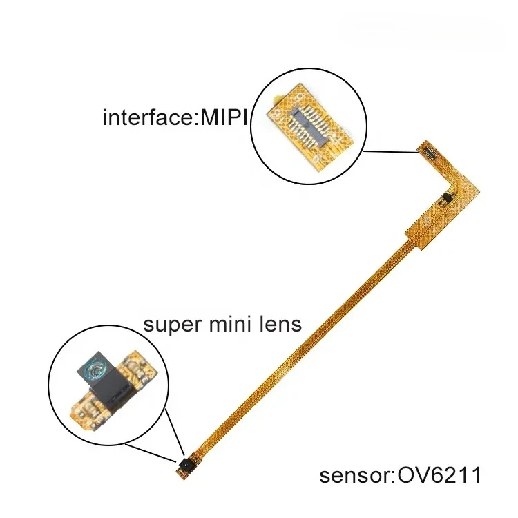 

HZ OEM маломощный OV6211 OmniVision HD CMOS-сенсор 90 градусов широкоугольный объектив мини-интерфейс mipi модуль камеры 400*400