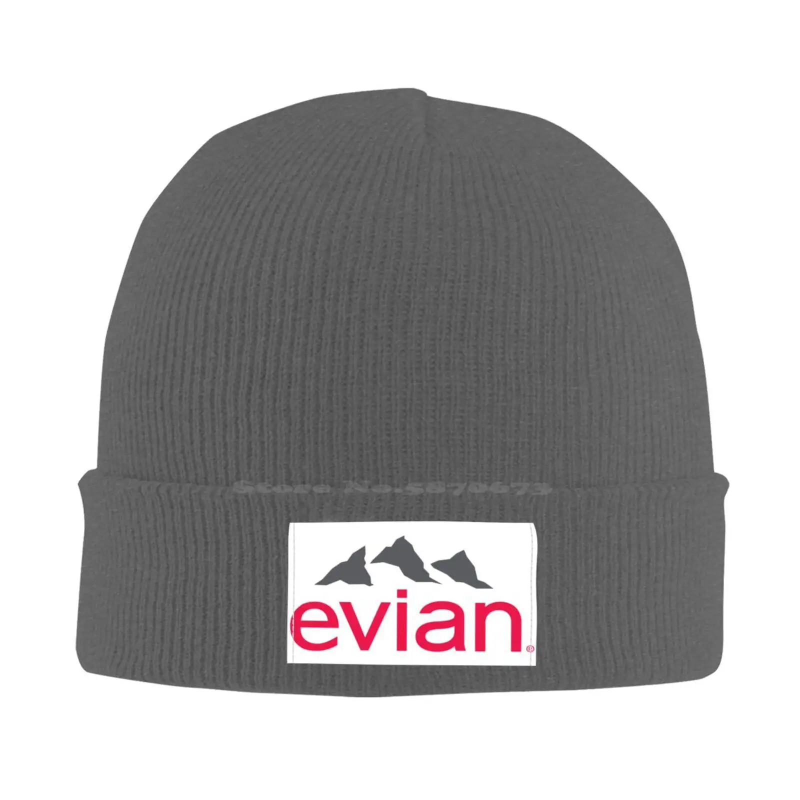 Evian Logo Print Graphic Casual cap Baseball cap Knitted hat